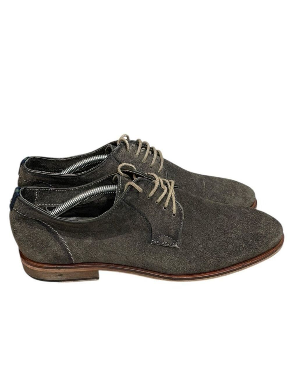 Modern Fiction Suede Lace Up Casual Shoe SZ 11 Grey